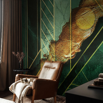 47D-Fototapete fürs Schlafzimmer Geometrische Spannung