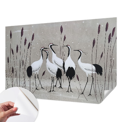 Fototapete nach Maß Ein Kranichschwarm