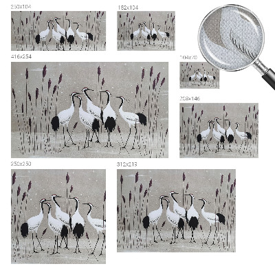 Fototapete nach Maß Ein Kranichschwarm