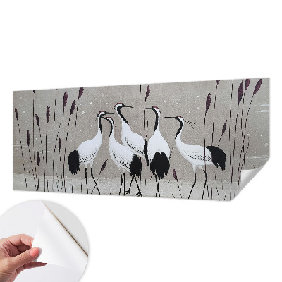 Fototapete nach Maß Ein Kranichschwarm