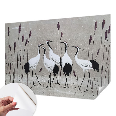 Fototapete nach Maß Ein Kranichschwarm