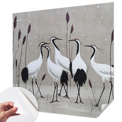 Fototapete nach Maß Ein Kranichschwarm