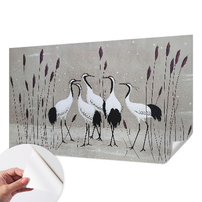 Fototapete nach Maß Ein Kranichschwarm