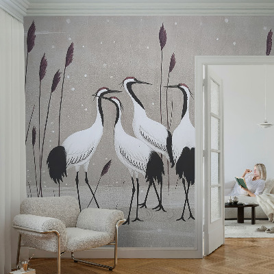 Fototapete nach Maß Ein Kranichschwarm