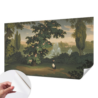 Selbstklebende Fototapete Naturgarten