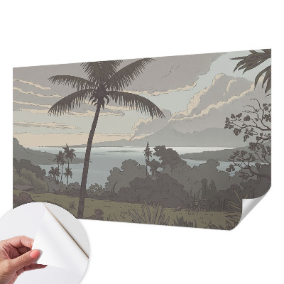 Motivtapete nach Maß mit einer exotischen Landschaft