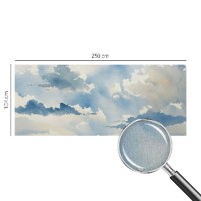 Selbstklebende Fototapete für die Wand mit Motiv himmlische Wolken