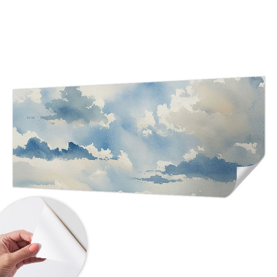 Selbstklebende Fototapete für die Wand mit Motiv himmlische Wolken