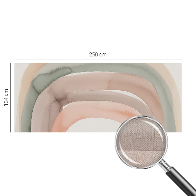 Selbstklebende Fototapete fürs Wohnzimmer Regenbogenbögen