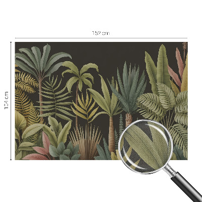 Selbstklebende Fototapete fürs Kinderzimmer Tropischer Dschungel