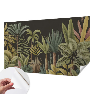 Selbstklebende Fototapete fürs Kinderzimmer Tropischer Dschungel