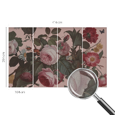 48D-Fototapete Florale Eleganz