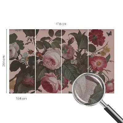 48D-Fototapete z floraler Eleganz