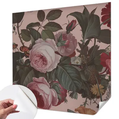 48D-Fototapete z floraler Eleganz