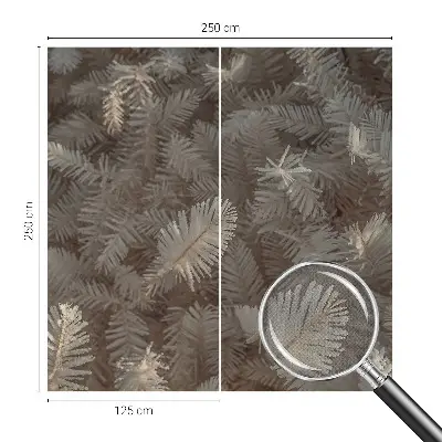 48D-Fototapete fürs Wohnzimmer mit Motiv gefrorener Zweige