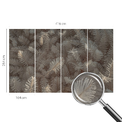 48D-Fototapete fürs Wohnzimmer Gefrorene Zweige