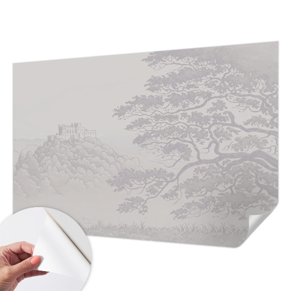 Fototapete in 3D-Optik Burglandschaft