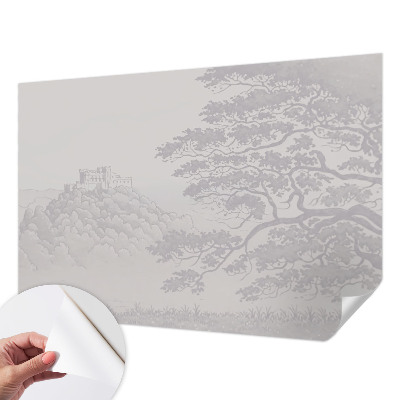 Fototapete in 3D-Optik Burglandschaft