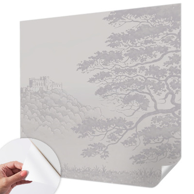 Fototapete in 3D-Optik Burglandschaft