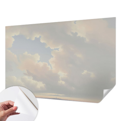 Fototapete nach Maß mit pastellfarbenem Himmel