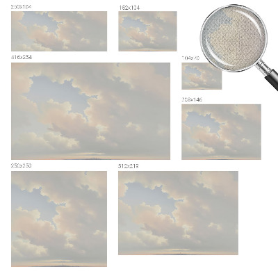Fototapete nach Maß mit pastellfarbenem Himmel