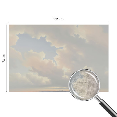 Fototapete nach Maß mit pastellfarbenem Himmel
