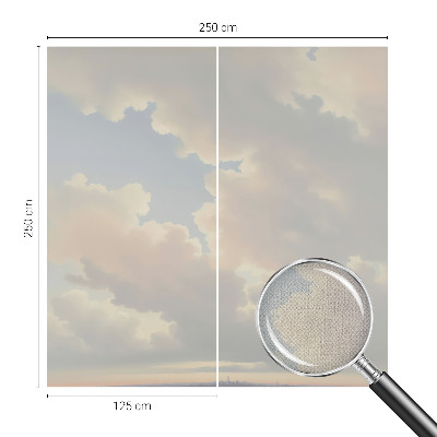 Fototapete nach Maß mit pastellfarbenem Himmel