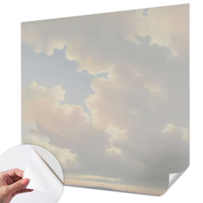 Fototapete nach Maß mit pastellfarbenem Himmel