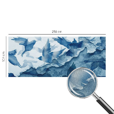 Motivtapete fürs Wohnzimmer Dynamische Vögel