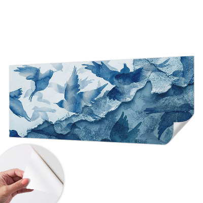 Motivtapete fürs Wohnzimmer Dynamische Vögel