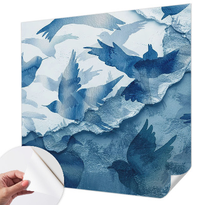 Motivtapete fürs Wohnzimmer Dynamische Vögel