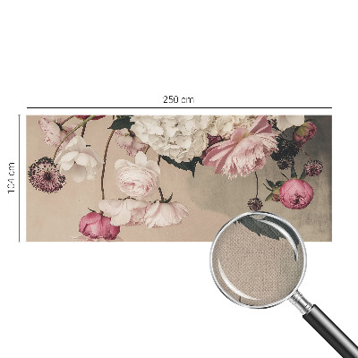 Motivtapete nach Maß Romantische Blumen