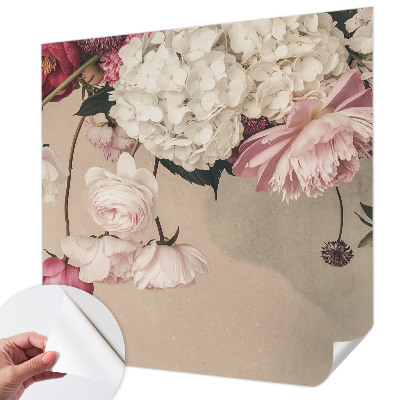 Motivtapete nach Maß Romantische Blumen