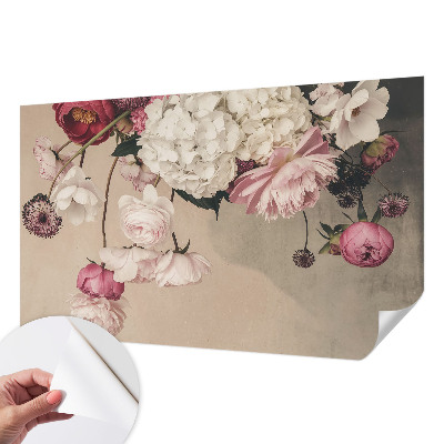 Motivtapete nach Maß Romantische Blumen