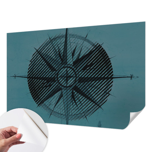 Hochwertige Bildtapete Seekompass