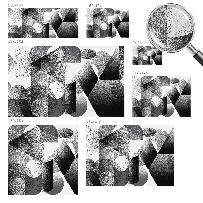 Selbstklebende Fototapete Geometrische Formen