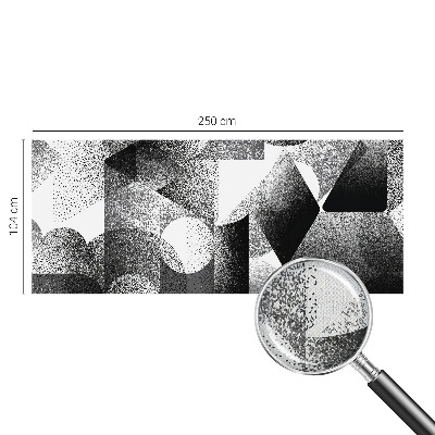 Selbstklebende Fototapete mit geometrischem Formenmuster