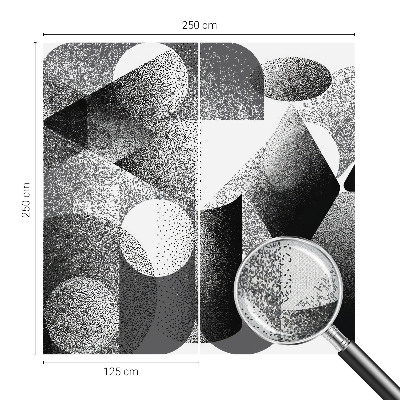 Selbstklebende Fototapete mit geometrischem Formenmuster