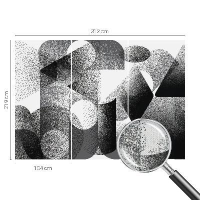 Selbstklebende Fototapete Geometrische Formen