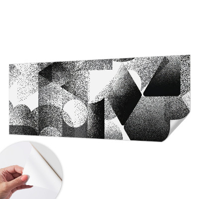 Selbstklebende Fototapete mit geometrischem Formenmuster