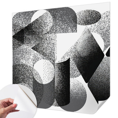 Selbstklebende Fototapete mit geometrischem Formenmuster
