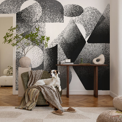 Selbstklebende Fototapete mit geometrischem Formenmuster