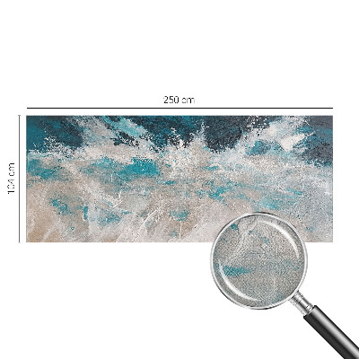 Selbstklebende Fototapete für die Wand mit Motiv Meereswellen