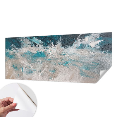 Selbstklebende Fototapete für die Wand mit Motiv Meereswellen