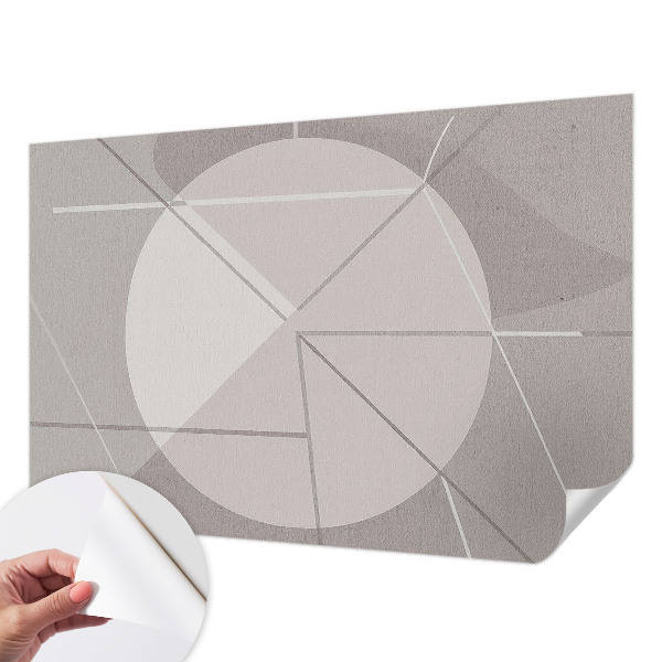 49D-Fototapete mit abstrakter Geometrie