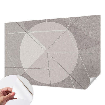 49D-Fototapete mit abstrakter Geometrie