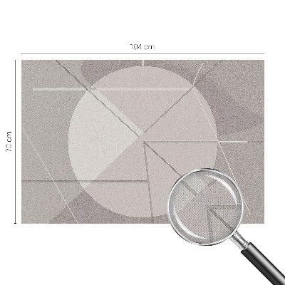 49D-Fototapete mit abstrakter Geometrie