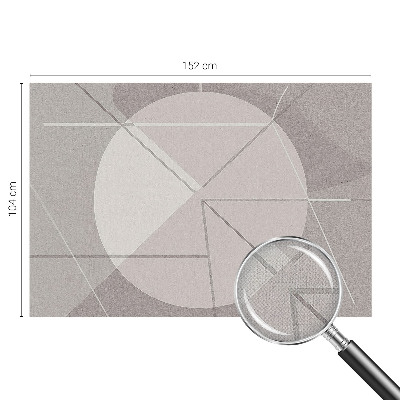 49D-Fototapete mit abstrakter Geometrie