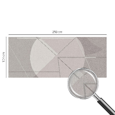 49D-Fototapete mit abstrakter Geometrie