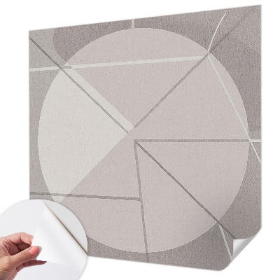 49D-Fototapete mit abstrakter Geometrie